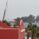 Пожар на яхте