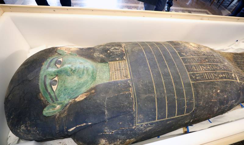 США вернули Египту украденный «Зеленый саркофаг»
